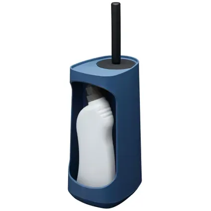 Tiger Wc-borstel Met Houder Tess - Polypropyleen - Vrijstaand - Blauw / Zwart