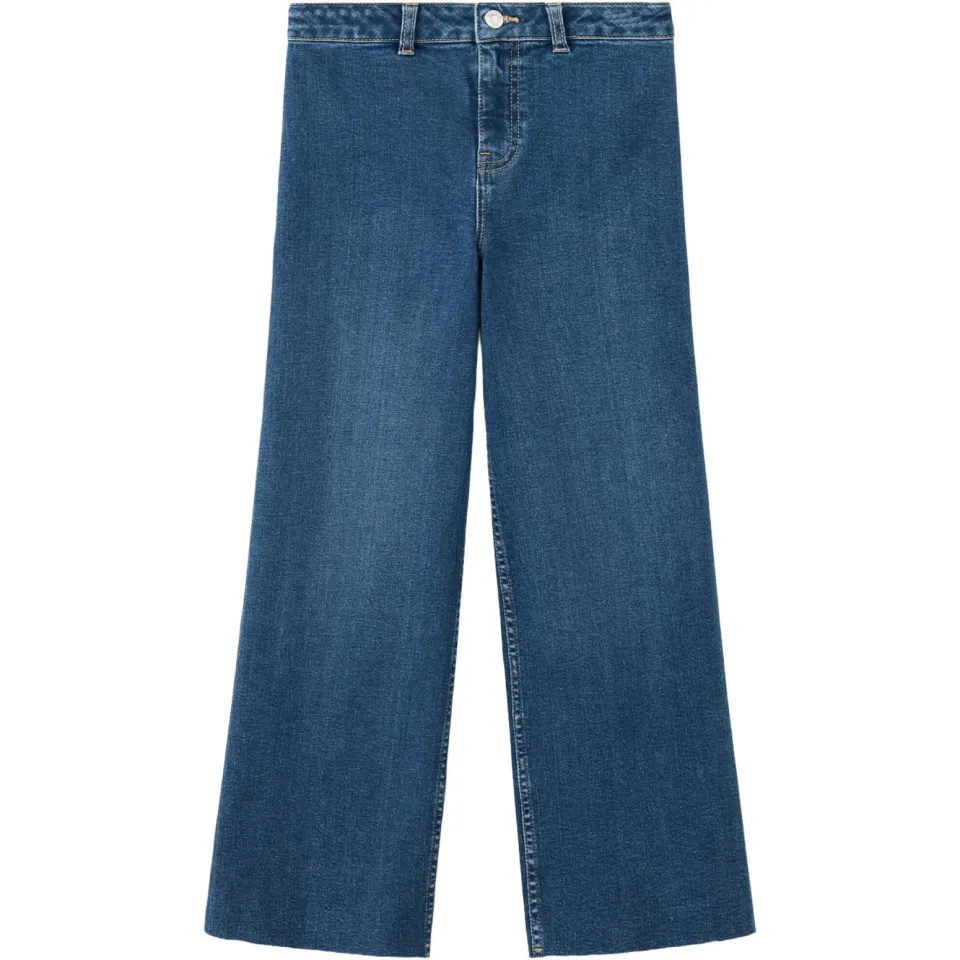 Mango Kids wide leg jeans - mediumblauw, foto 2