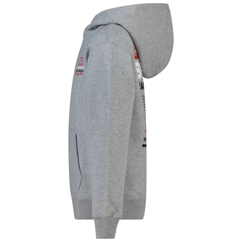 America Today sweater met backprint - grijs, foto 3