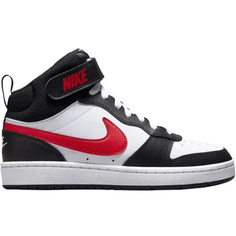 Nike Court Borough Mid 2 hoge sneakers wit Zwart