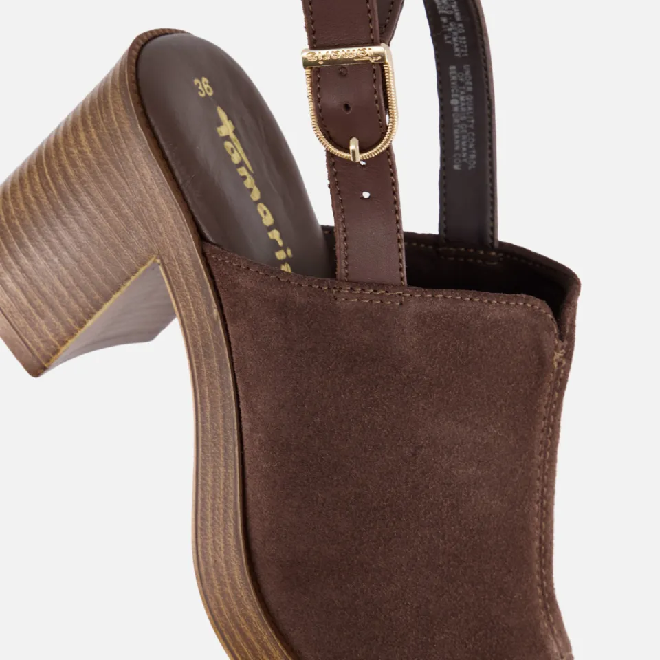 Tamaris sandalen met hak bruin, foto 6