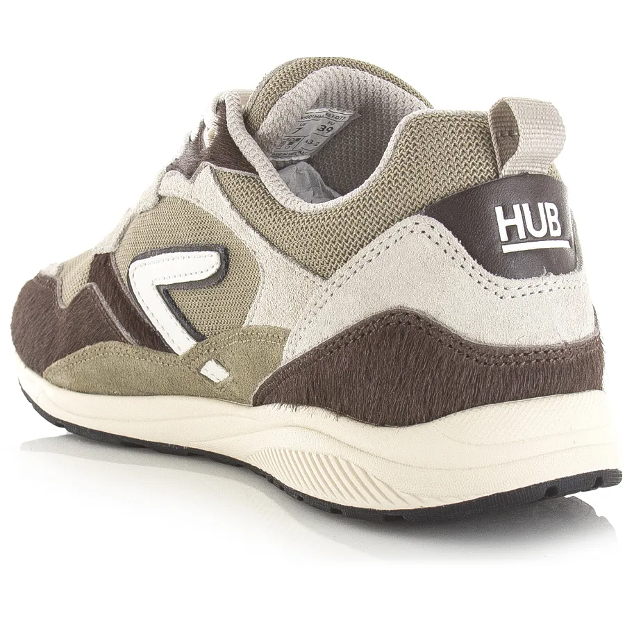 Hub Wave Pony sneaker bruin, foto 6