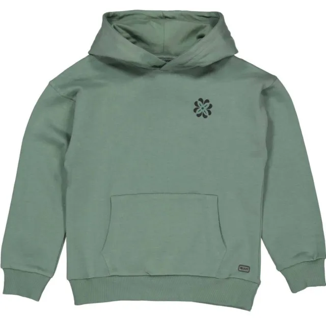 Quapi hoodie met backprint groen, foto 2
