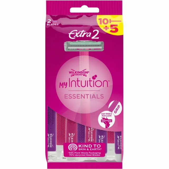Wilkinson 1+1 gratis: Wilkinson Vrouwen Wegwerpscheermesjes Extra 2 Beauty 15 stuks