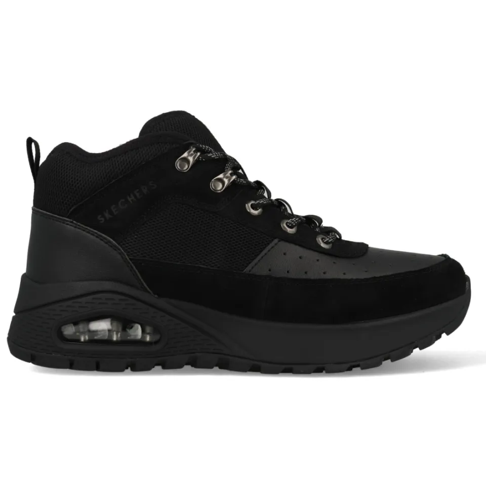 Skechers Uno Rugged hoge sneaker zwart