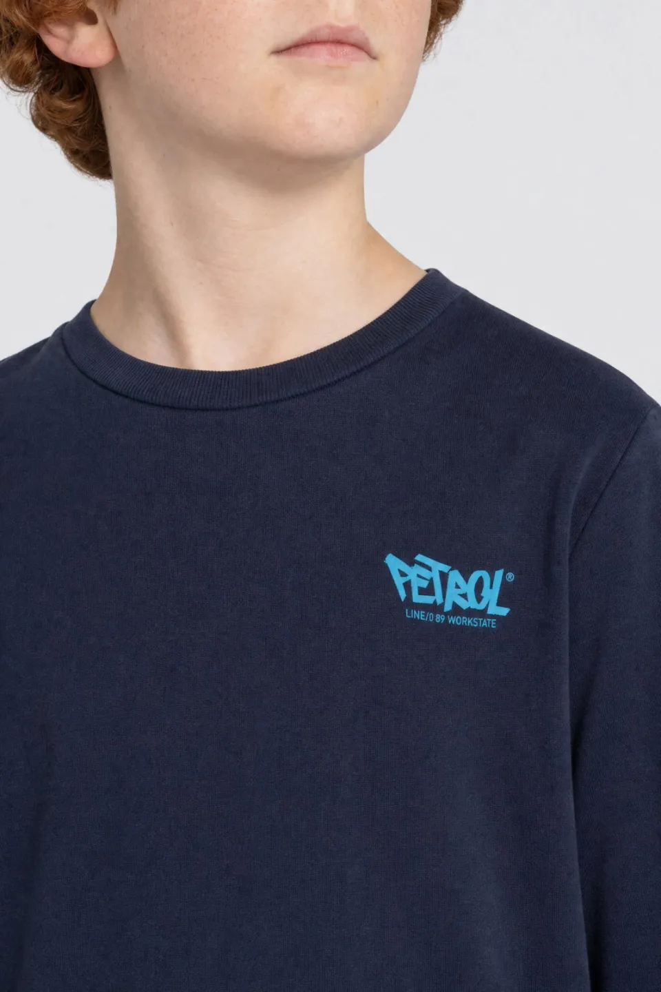 Petrol Industries sweater met backprint - donkerblauw, foto 4