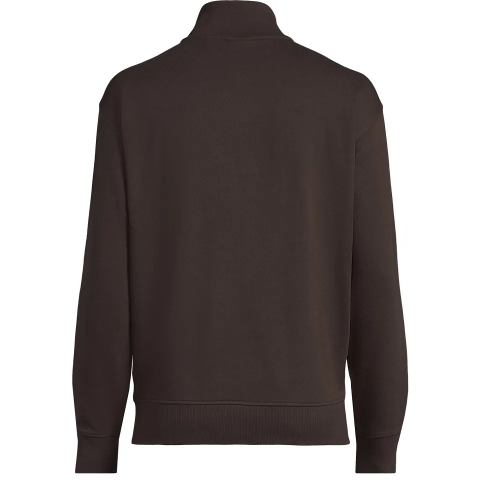 Boss Ze_Smallzip relaxed fit sweater - dark brown, foto 3