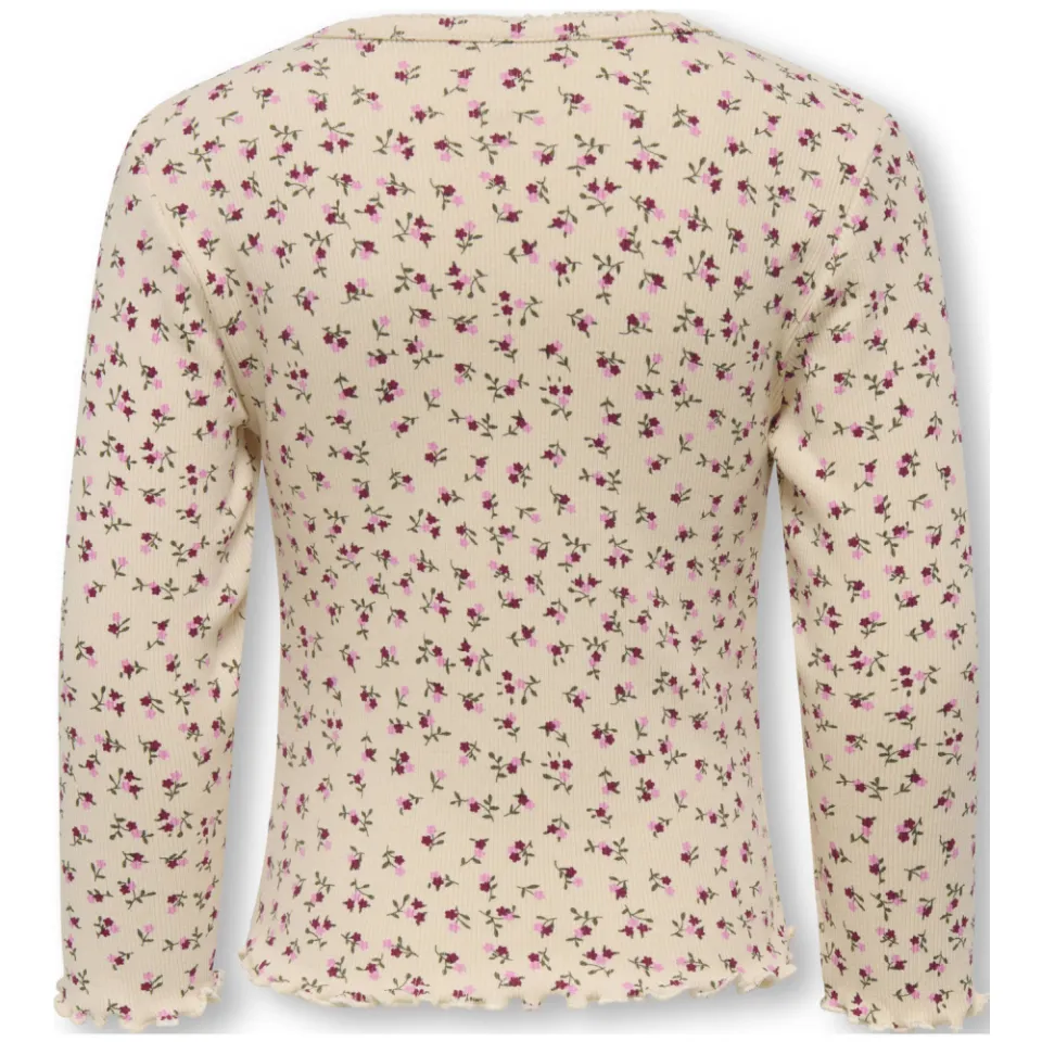 Only longsleeve gebreid ecru, foto 3