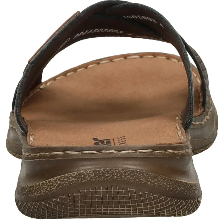 Rieker Open Teen slippers donkerbruin, foto 3