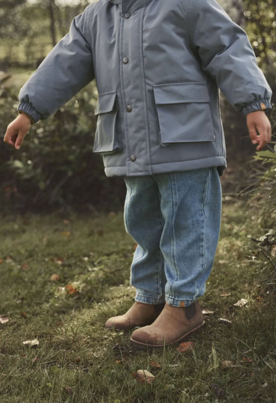 Lil' Atelier Mini parka grijs
