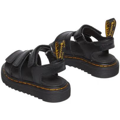 Dr. Martens Klaire T leren sandalen zwart, foto 4