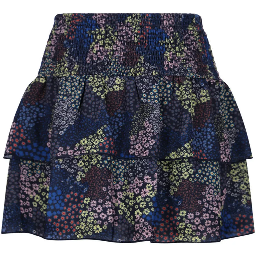 Nono Nika strokenrok donkerblauw donkerblauw/multicolor, foto 4