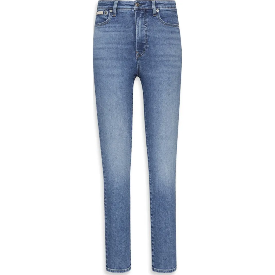 Calvin Klein JEANS high waist skinny jeans medium blue denim, foto 2