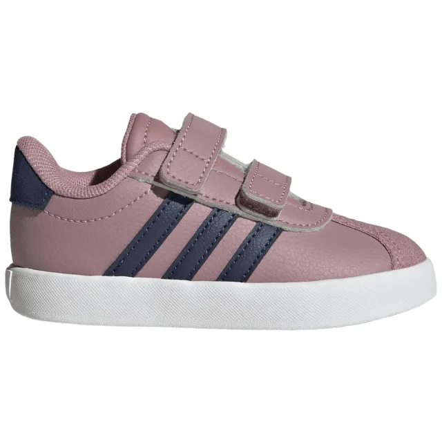 Adidas Sportswear VL Court 3.0 leren sneakers - roze/donkerblauw