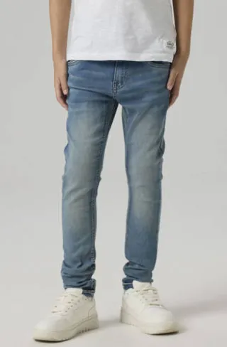 NAME IT KIDS slim fit jeans NKMTHEO light blue denim, foto 4
