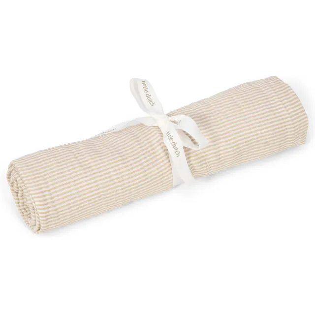 Little Dutch Pure Soft hydrofiele swaddle doek beige