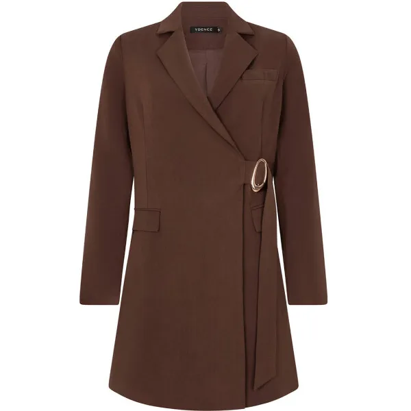 Ydence Dress Carmel jurk bruin, foto 2