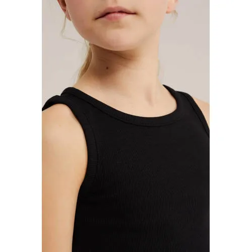 WE Fashion ribgebreide top zwart, foto 4