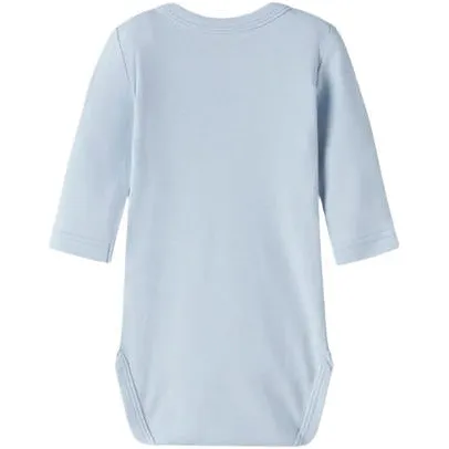 NAME IT BABY romper - blauw/grijs/donkerblauw (set van 3), foto 3