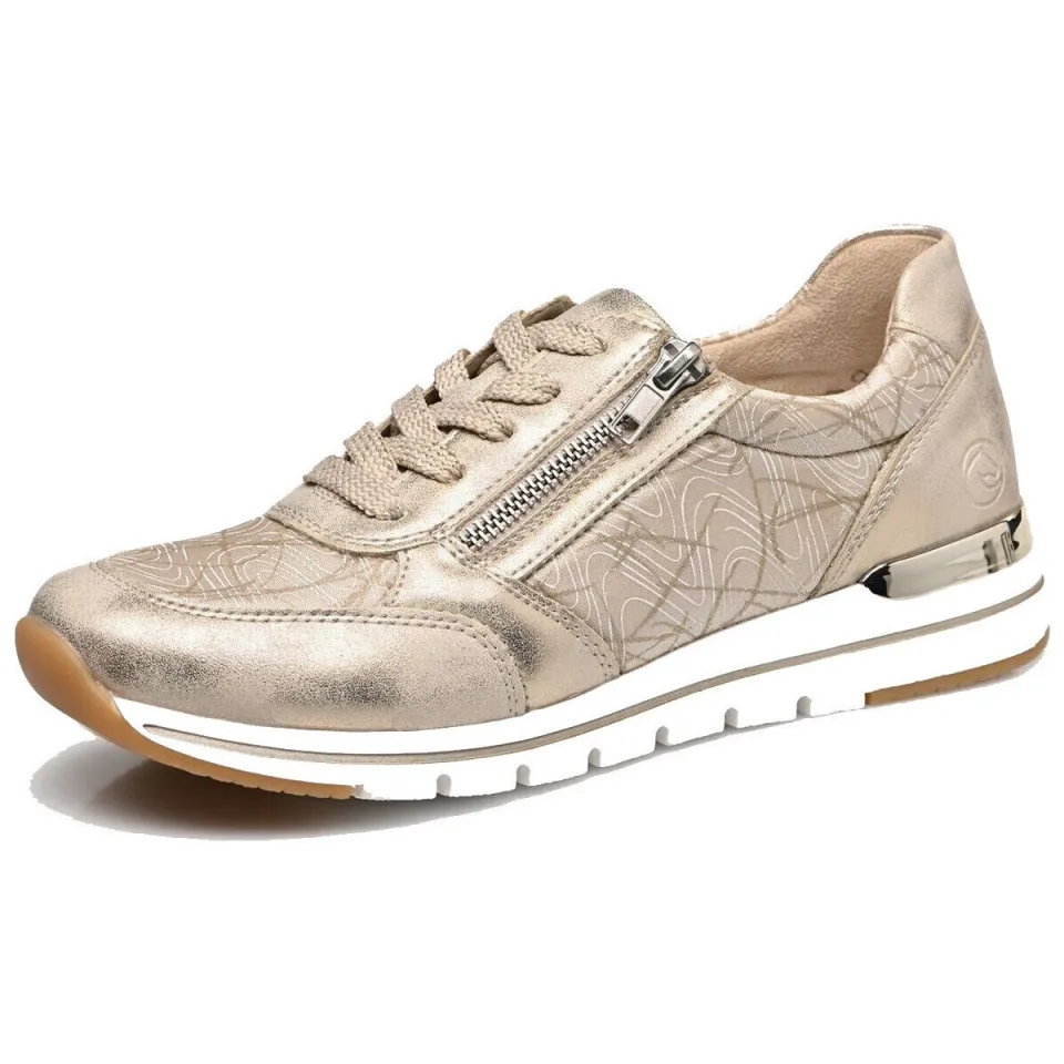 Remonte Alula R6700-61 lage sneaker goud, foto 3