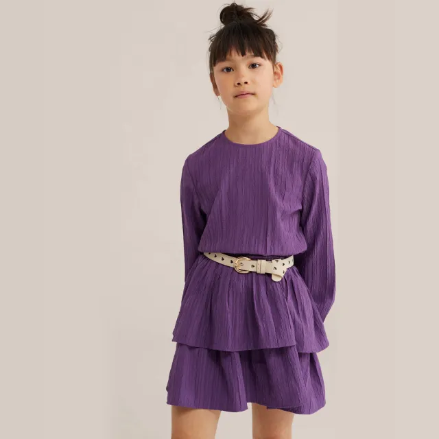 WE Fashion korte jurk paars