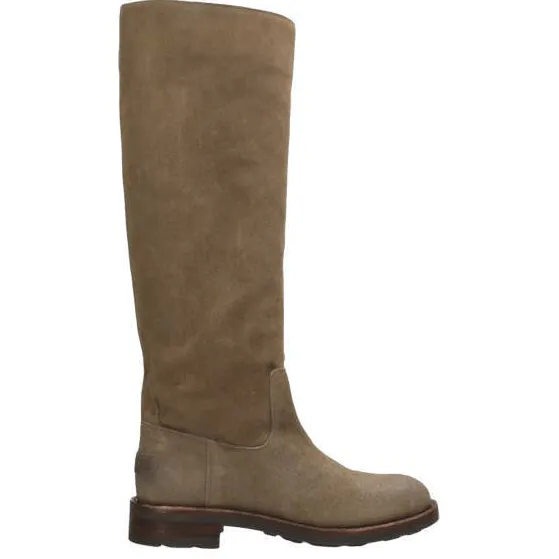 Shabbies Amsterdam Alyd Tuba hoge laarzen taupe