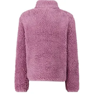 Protest rechtvallende teddy sweater met tekst - lila, foto 4