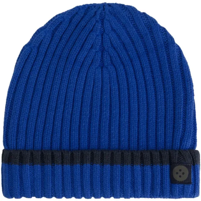 Stains&Stories katoenen muts - blauw