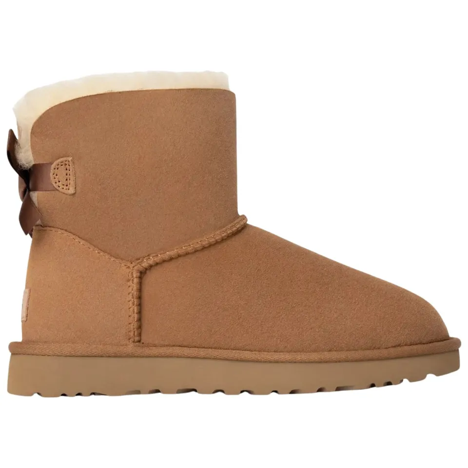 Ugg Mini Bailey Bow II laarzen kastanjebruin chestnut