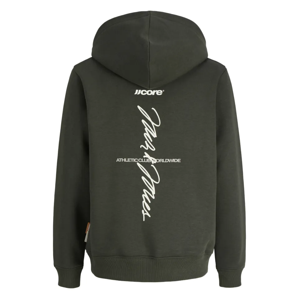 Jack & Jones JUNIOR hoodie met backprint - bruin, foto 3