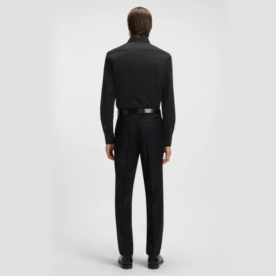 Boss slim fit overhemd H-HANK black, foto 3