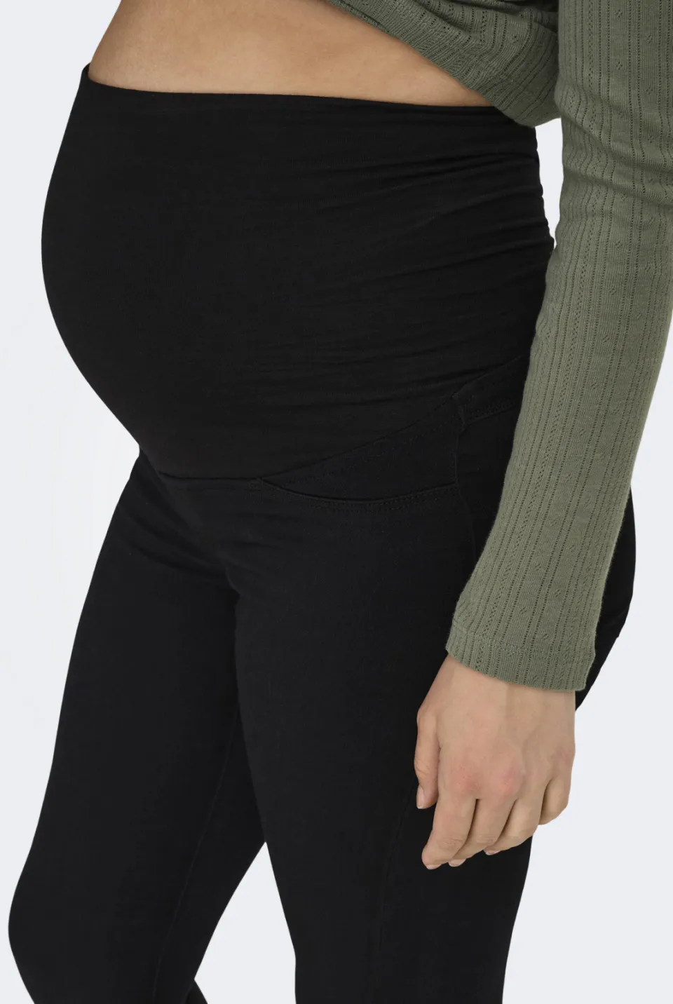 Only MATERNITY skinny zwangerschaps jegging OLMRAIN zwart, foto 5