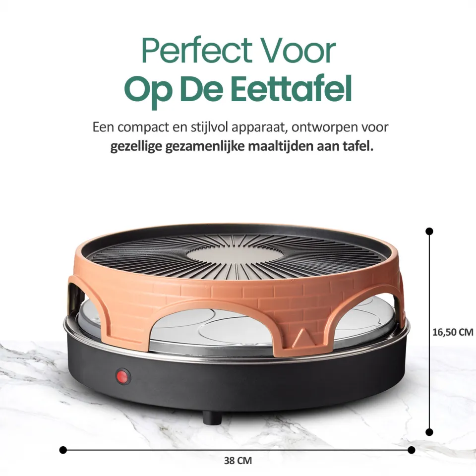 Emerio 3-in-1 Pizzarette pizzamaker zwart, foto 3