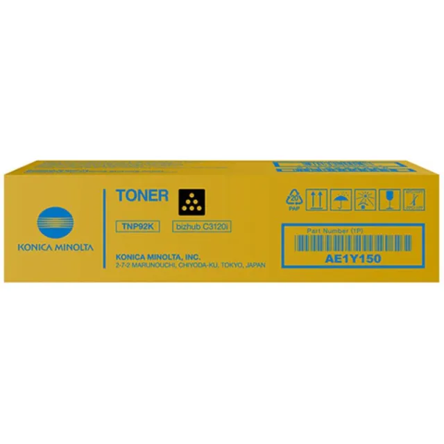 Konica-Minolta Konica Minolta TNP-92K (AE1Y150) Toner Zwart
