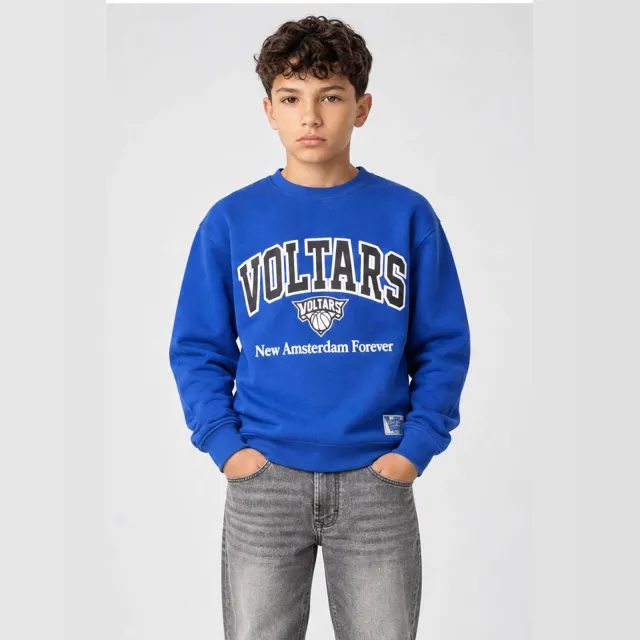 Cars sweater met print - blauw