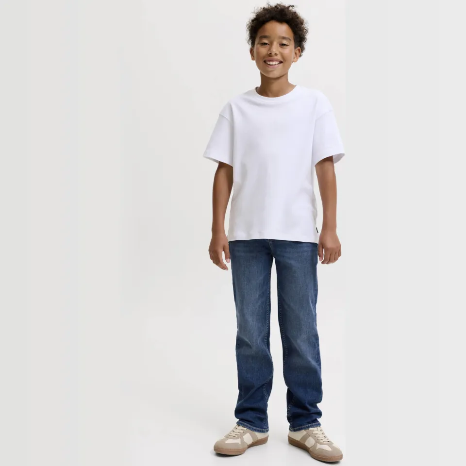 Jack & Jones JUNIOR regular fit jeans - mediumblauw Medium blue denim