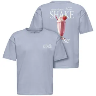 Only T-shirt blauw, foto 3