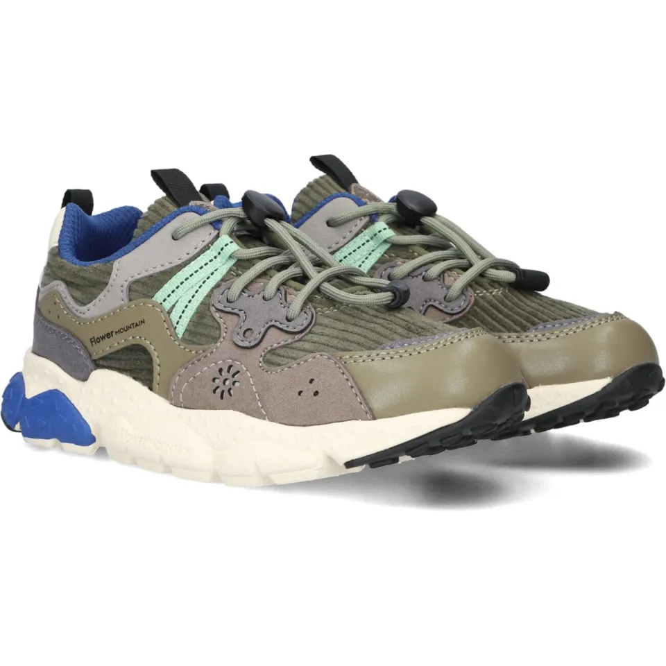 Flower Mountain Yamano 3 Junior lage sneakers groen, foto 2