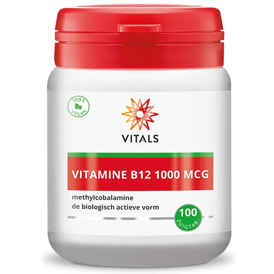 Vitals Vitamine B12 1000 mcg zuigtabletten