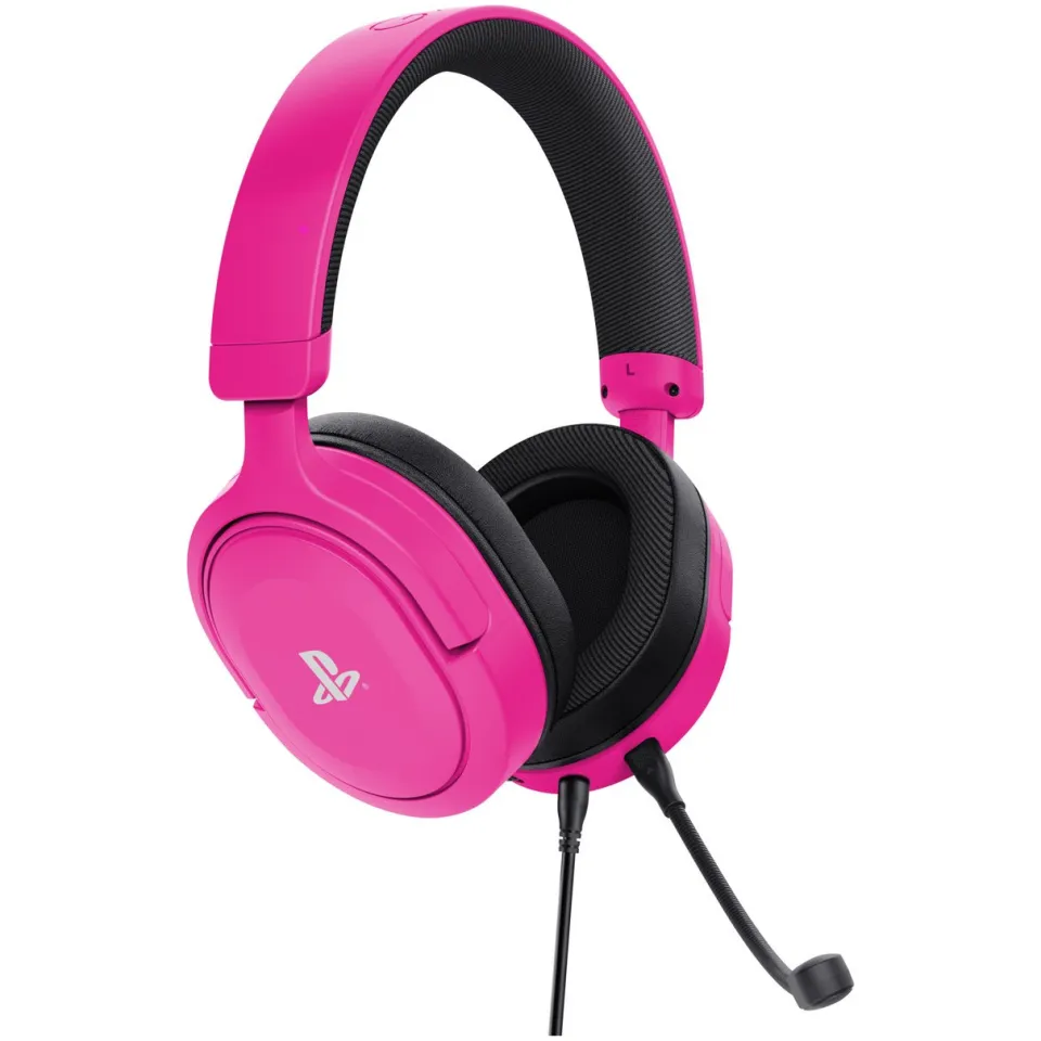 Trust GXT 498P Forta gamingheadset roze, foto 2