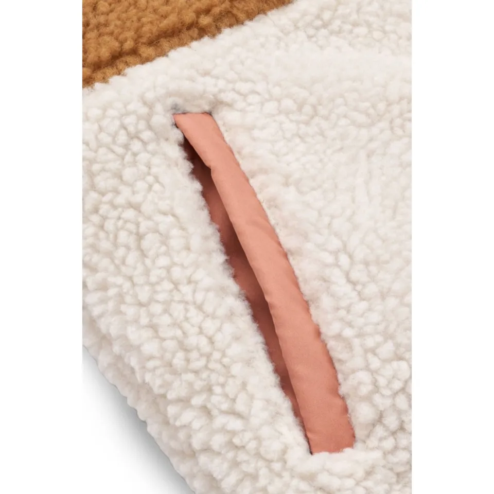 Liewood Jackson reversible gewatteerde winterjas roze/bruin/wit, foto 8
