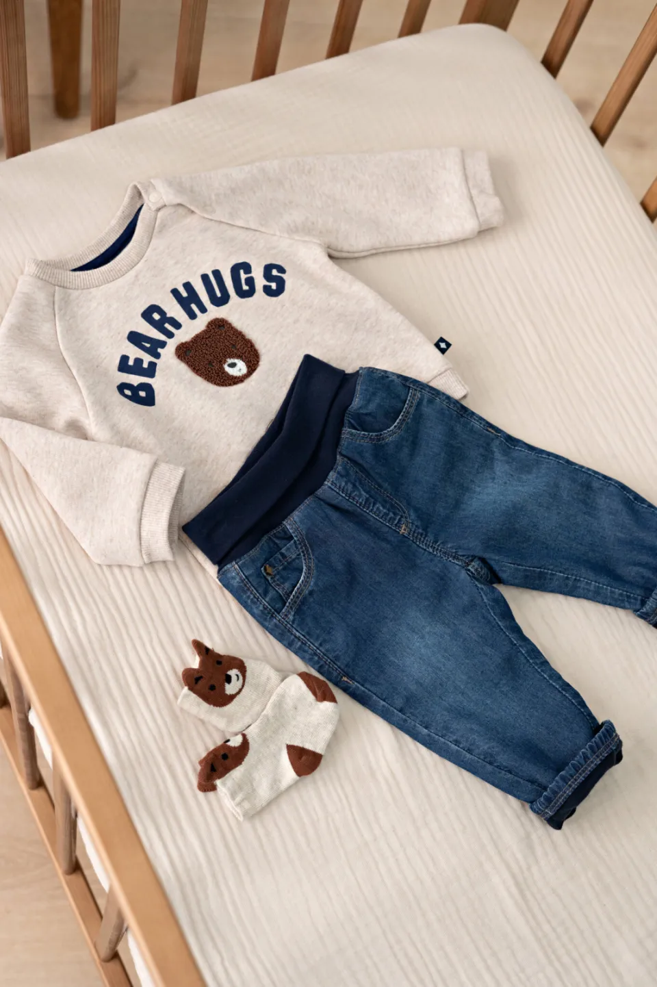 Feetje sweater Winter Denims ecru/bruin, foto 4