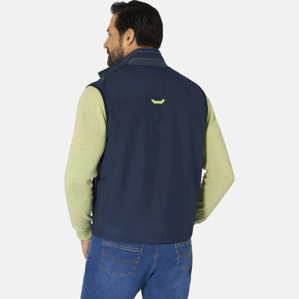 Jan Vanderstorm TJORM outdoor vest donkerblauw, foto 4