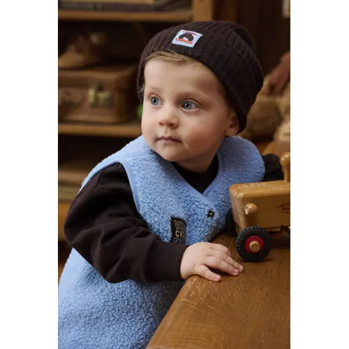 Z8 mini teddy gilet Diede lichtblauw, foto 8