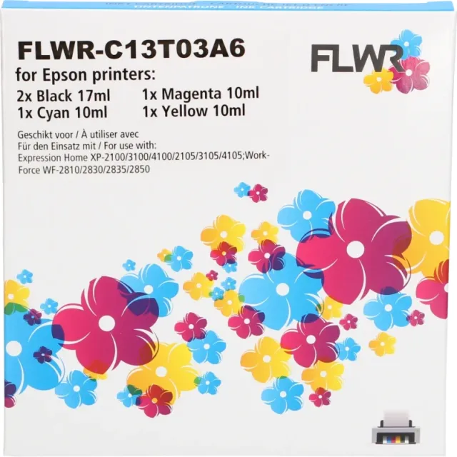 FLWR Epson 603XL Multipack zwart en kleur (Huismerk (compatible))