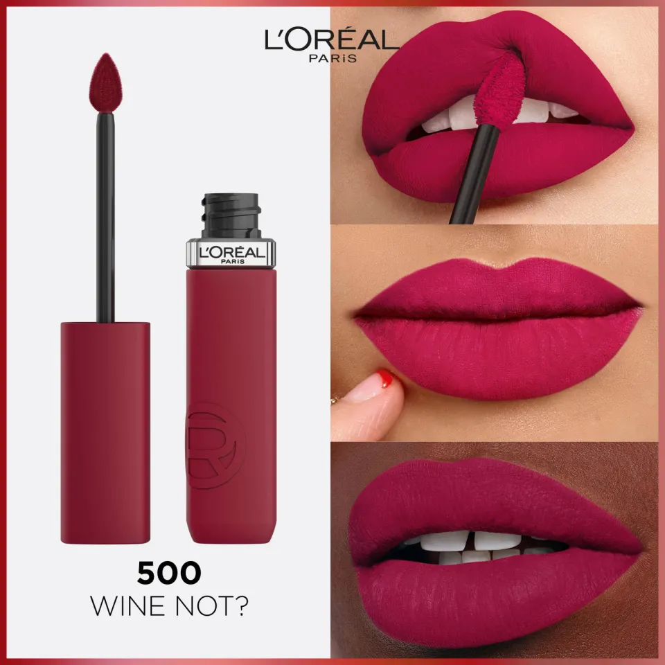 L'oréal Infaillible Matte Resistance lippenstift Wine Not? wijnrood, foto 2