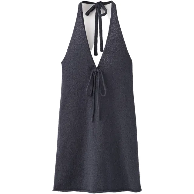 Mango halterjurk antraciet, foto 2