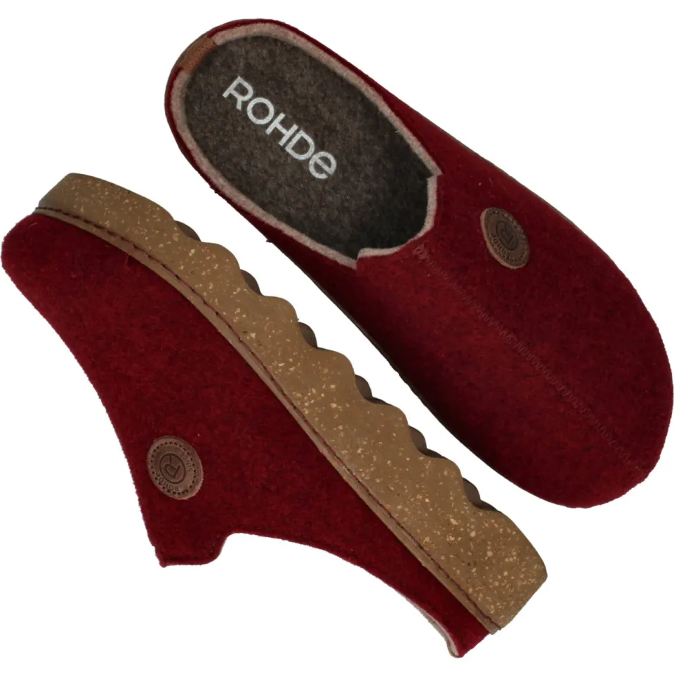 Rohde Wie Foggia D slippers rood, foto 5