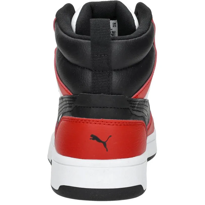 Puma Rebound V6 Mid Jr hoge sneakers rood, foto 4