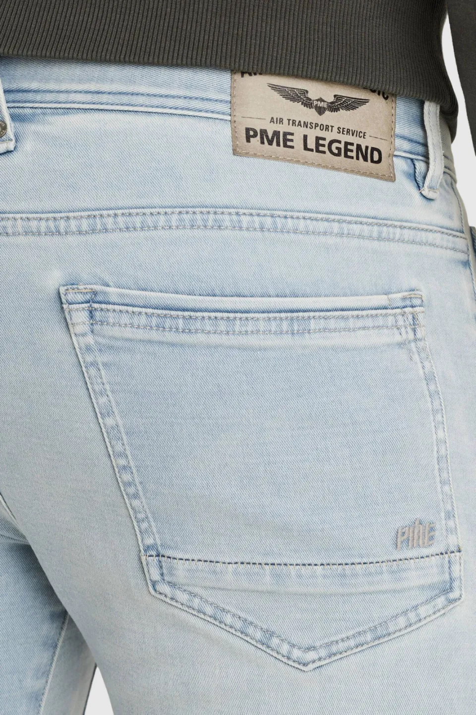 PME Legend TAILWHEEL slim fit jeans light blue denim, foto 4